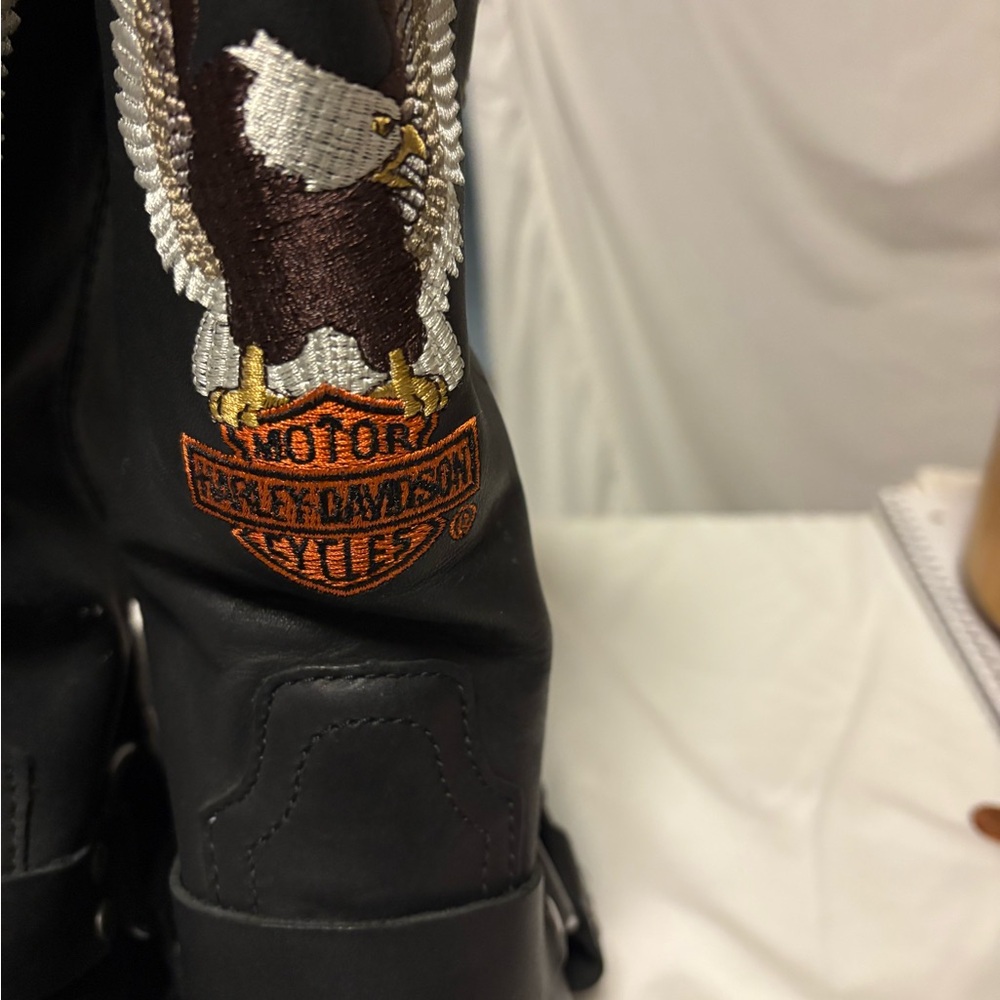 Harley-Davidson Darren D93216 Men’s Motorcycle Boots BRAND NEW - Picture 2 of 9